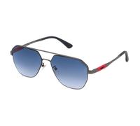 Police Ranger 1 59 Mm Sunglasses Gris Blue Gradient Blue/CAT2 Homme