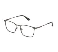 Police Homme Police VPLQ70 CODE 7 622 Montures optiques Métal Gris Carré