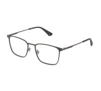 Police Homme Police VPLQ70 CODE 7 622 Montures optiques Métal Gris Carré