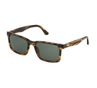 Police Homme SPLP21 ORIGINS LITE 30 836 Lunettes de soleil Acétate Marron Vert Carré Normale