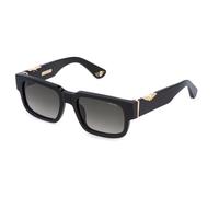 Police Homme SPLP24 ORIGINS MAXI 1 700 Lunettes de soleil Acétate Noir Fumée Carré Normale Ombré