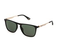 Police Homme SPLQ80 ORIGINS LITE 34 0Z42 Lunettes de soleil Injecté Noir Vert Carré Normale