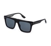 Police Homme SPLR47M 0700 Lunettes de soleil Acétate Noir Fumée Carré Normale