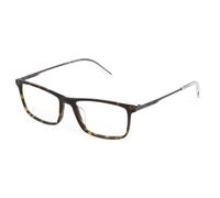 Police Homme VPLD08 752 Montures optiques Acétate Havane Carré