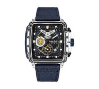 POLICE Hommes Analogique Montre avec Bracelet en Silicone PEWGC00770X1