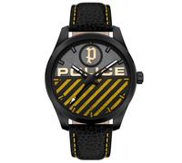 Police Hommes Analogique Quartz Montre avec Bracelet en Cuir PEWJA2121403