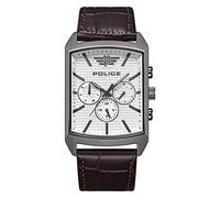 Police Hommes Analogique Quartz Montre avec Bracelet en Cuir PEWJF2204802