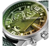 Police Montre Homme URBAN REBEL Analogique Quartz Bracelet en cuir PEWJF2203307