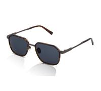 Police Lewis 27 SPLC56 0568 Lunettes Soleil Carrées Écaille Brillant