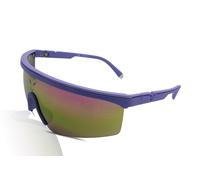 Police SPLA28 9U5X Lunettes De Soleil Miroir Gris Fumée Wrap
