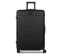 Police London 4 roues Valise cabine 74 cm avec soufflet d'extension noir