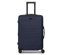 Police London 4 roulettes Trolley 64 cm avec soufflet d'extension bleu