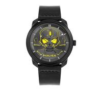 Police Mixte Adulte Analogique Quartz Montre avec Bracelet en Cuir PL15714JSB.02