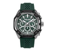 Police - Montre Duo-Time Centurian - Quartz Mouvement de Montre - Largeur du boîtier: 50 mm - Acier Inoxydable - Green - 5 ATM