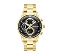 Police - Montre Duo-Time Levuka - Quartz Mouvement de Montre - Largeur du boîtier: 50 mm - Acier Inoxydable - Gold - 5 ATM