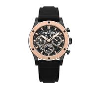 Police - Montre Fonction Knotty - Quartz Mouvement de Montre - Largeur du boîtier: 42 mm - Acier Inoxydable - Black - Rose Gold - 5 ATM