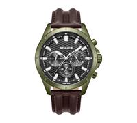 Police - Montre Fonction Malawi - Quartz Mouvement de Montre - Largeur du boîtier: 43 mm - Acier Inoxydable - Kaki - Grey - 5 ATM