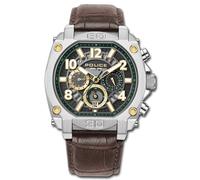 Police Montre Hommes Cuir Braun Police Norwood Montre UPOF0021902