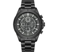 Police Montres Burbank PEWGI0054004 Montre avec bracelet en acier inoxydable Noir Sport Luxe