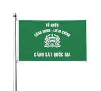 Police Nationale Rvn Drapeaux De Jardin 90X150Cm Imprimé Drapeau De Festival Personnalisée Bannière De Jardin Pour Extérieure Plage Cour