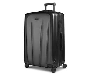 Police New York 4 roues Valise cabine L 72 cm avec soufflet d'extension gris