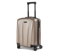 Police New York 4 roues Valise cabine S 54 cm avec soufflet d'extension beige