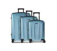 Police _New_York_Parent, bleu glace, 3-Set, Bagages rigides