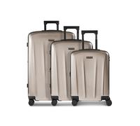 Police _New_York_Parent, champagne, 3-Set, Bagages rigides