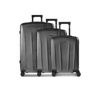 Police _New_York_Parent, Noir , 3-Set, Bagages rigides