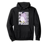 Police Oiseau Policier avec Casquette Sweat à Capuche