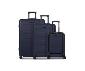 Police _Parent, bleu marine, Kofferset (3-teilig), Bagage rigide