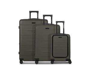 Police _Parent_London, Olive cool, Kofferset (3-teilig), Bagage rigide