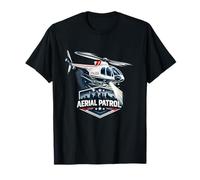 Police, Patrouille aérienne, hélicoptère, Application de la Loi T-Shirt