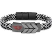 Police PEAGB2120342 Bracelet Homme Valorious Noir Acier inoxydable 21 cm