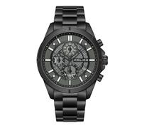Police Montres Burbank PEWGI0054004 Montre avec bracelet en acier inoxydable Noir Sport Luxe