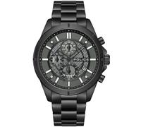 Police Montres Burbank PEWGI0054004 Montre avec bracelet en acier inoxydable Noir Sport Luxe