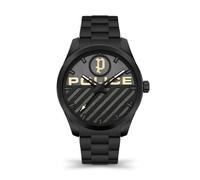 Police PEWJG2121406 Montre analogique à Quartz pour Homme avec Bracelet en Acier Inoxydable, Noir, Taille Unique, PEWJG2121406