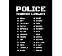 Police Phonetic Alphabet From Adam to Zebra Notebook: Graph Paper 5x5 Grid for Work, Call Center & Professional Communication, Ideal for Learning & Daily Use