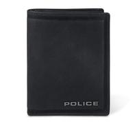 Police Porte-monnaie Cuir 9 cm noir