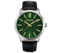 Police Raho Montre Homme, Temps seulement, Analogique - 44 mm, Noir , 42 mm, bracelet