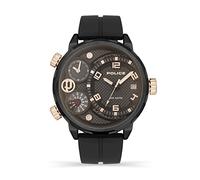 Police Hommes Analogique Quartz Montre avec Bracelet en Silicone PEWJN2195301