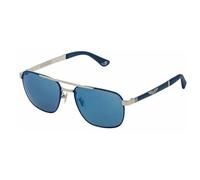 Police Origins 3 SPL 890 F94B, Lunettes de soleil, Aviateur, Homme, Bleu