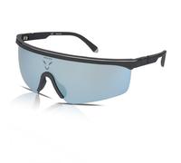 Police SPLA28 9U5X Lunettes De Soleil Miroir Gris Fumée Wrap