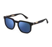 Police SPLF88 Lunettes, Matt/Sandblasted Black, 52 pour homme, Noir mat/Sandblasted