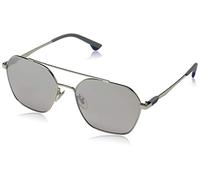 Police Sunglasses Vibe 2 Montures de Lunettes, Gris (Shiny Palladium/Grey), 57.0 Homme