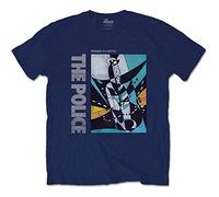 Police - the - T-Shirt # L Blue Unisex # Message in a Bottle [Import]