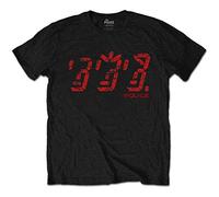 Rocks Off T-shirt Police The Vintage Ghost M Noir Unisexe Import