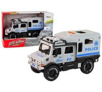 Police tout-terrain gris porte ouvrante son lumière