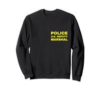 Police U.S. Deputy Marshal Small Front Print USMS Officer US Sweatshirt