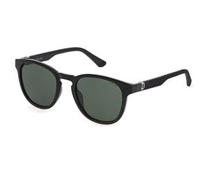 Police Unisexe SPLF60E Sunglasses, Total Shiny Black, 53